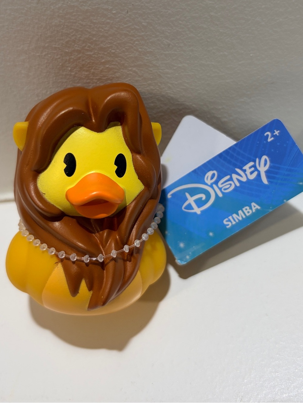 Disney Duckalooz Simba Lion King Rubber Duck NWT